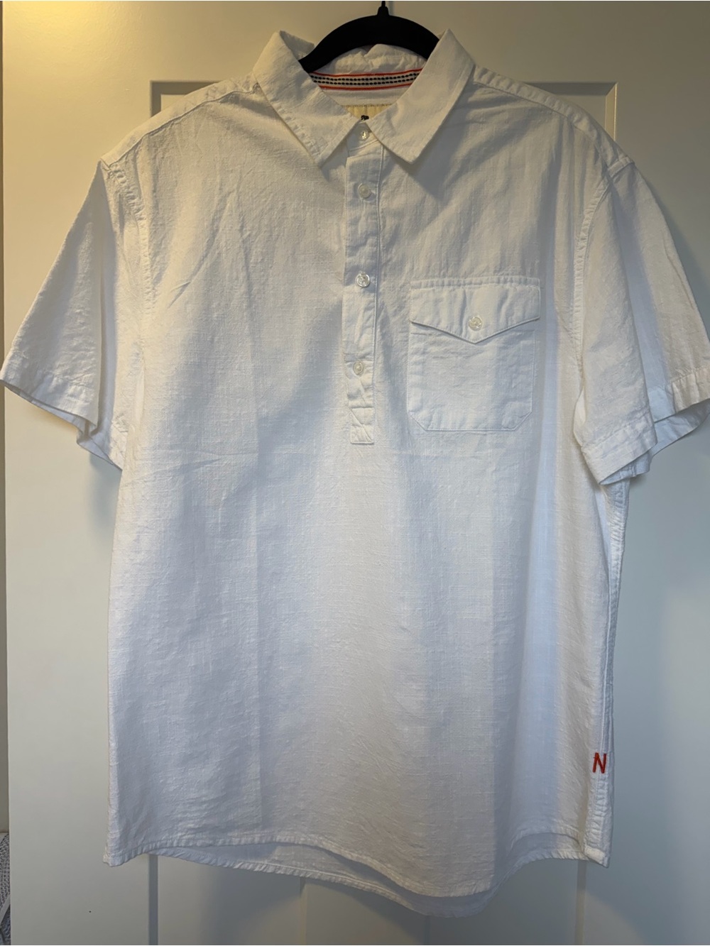 The Normal Brand Linen Blend Popover Shirt